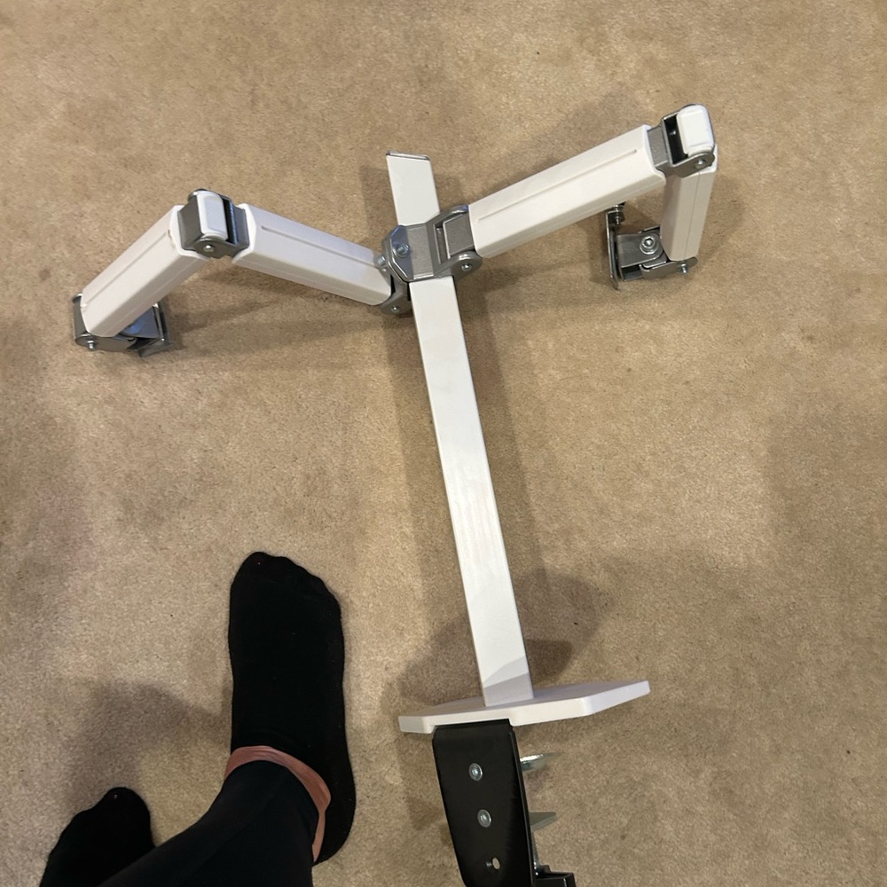 White Adjustable Wall Mount